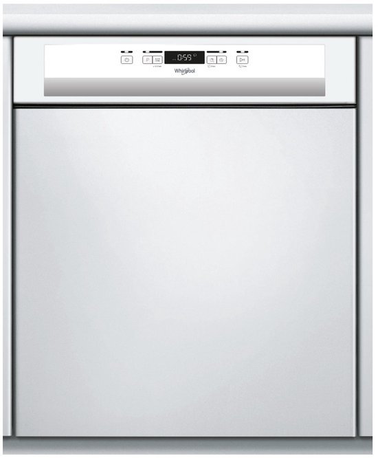 vaatwasser 60cm 14 couverts 46db integreerbaar met hoofdband - whirlpool - wbc3c26