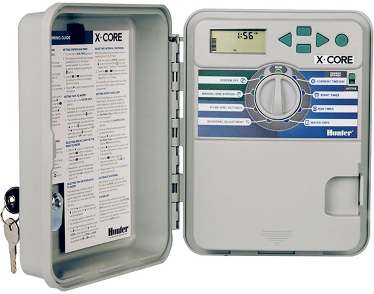 outdoor programmeur 8 stations 3 programma's - hunter - xc-801-e