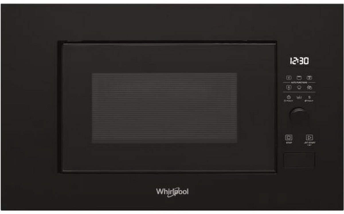 Whirlpool Solo-magnetron met Grill | Model WMF200G NB | Inbouw | 20 liter | 800 W | Zwart