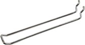 Dubbele haak. L: 150 mm. B: 25 mm. dikte 3 mm. 50 stuk/ 1 doos