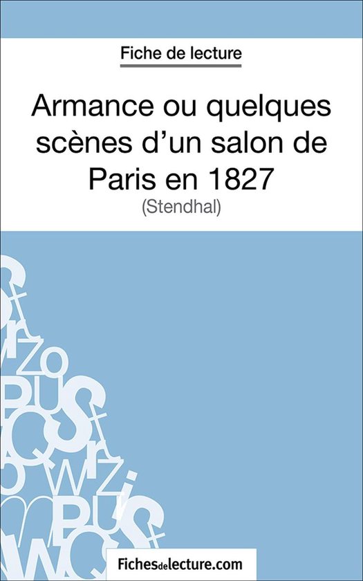 Armance ou quelques scènes d'un salon de Paris en 1827 - cover