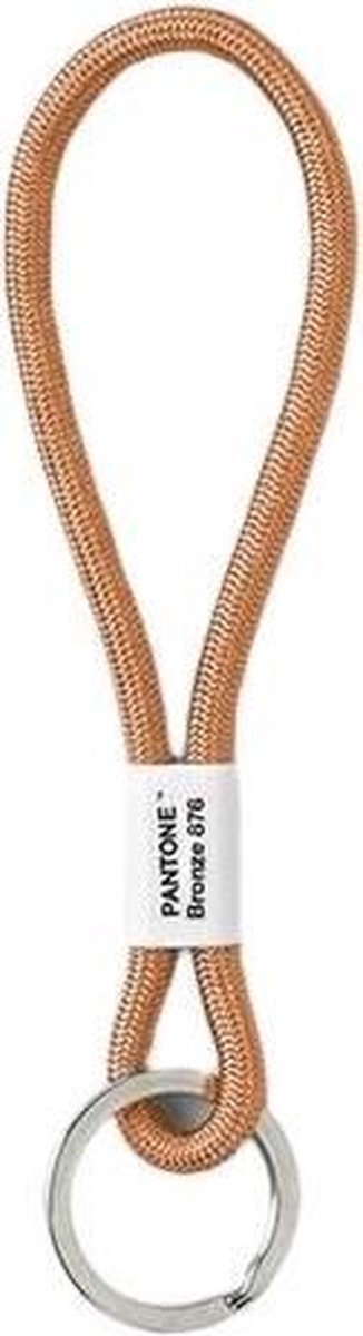 Copenhagen Design - Sleutelhanger Klein - Bronze 876 - Nylon - Bruin
