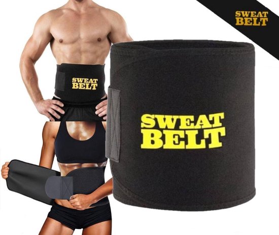 Wellys Cintura Snellente E Dimagrante Unisex - Aiuta La Sudorazione, Regolabile Da 76 A 127 Cm, In Poliestere