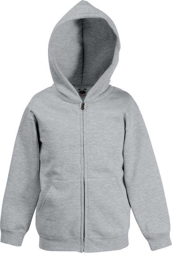 Fruit of the Loom Heren sweatshirt met rits door capuchon, Licht Grafiet, XXL Fruit of the Loom Heren sweatshirt met rits door capuchon, Licht Grafiet, XXL