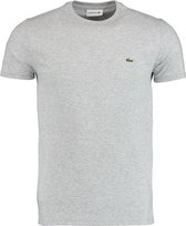 Lacoste Heren T-shirt - Silver Chine - Maat S