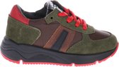 Pinocchio P1880 Sneakers Groen Rood - Maat 35