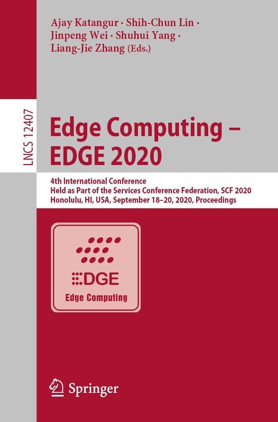 Springer Nature Proceedings Computer Science - Edge Computin ... - cover