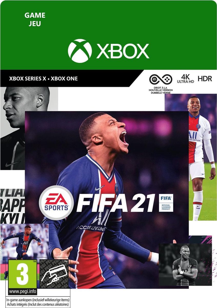 tekst bak vasteland FIFA 21 Standard Edition - Xbox Series X + S & Xbox One Download | Games |  bol.com