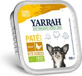 Yarrah dog alu pate kip / zeewier graanvrij hondenvoer 12x150 gr