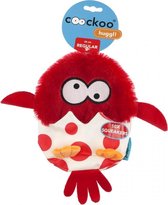 Coockoo Huggl squeakers Rood 24x18cm