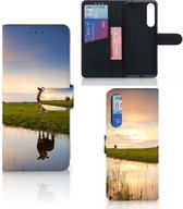 Smartphone Hoesje Sony Xperia 1 II Flip Case Koe