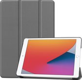 iPad 2020 hoes - 10.2 inch - Tri-Fold Book Case - Grijs