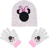 Disney Minnie Mouse - Minnie Mouse Winterset - Kinder handschoenen en muts