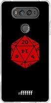 LG V20 Hoesje Transparant TPU Case - D20 - Black #ffffff