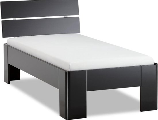 Beter Bed Fresh 450 Bedframe met Hoofdbord - 90x200 cm - Zwart