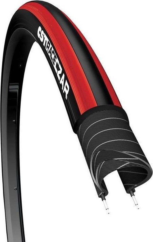 Cst Buitenband Race Czar 700 X 23c (23-622) Zwart/rood van CST — afbeelding 3