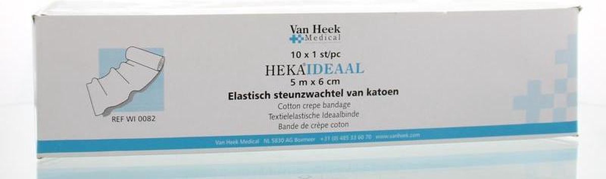 Goedkoopste Van Heek Heka Ideal Elastisch Windsel 5mx6cm - 10 st