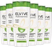 L’Oréal Paris Elvive Multivitamines 2 in 1 Shampoo - 6x250 ml - Voordeelverpakking