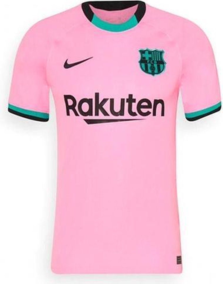 Nike FC Barcelona Third Competition Shirt Homme Rose / Vert | bol