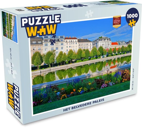 Puzzel Wenen 1000 stukjes - Het Belvedere Paleis | bol.com