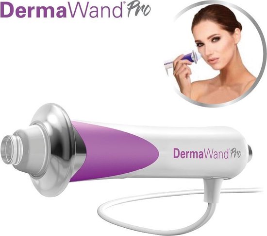 Derma Wand PRO Huidsverzorgingsapparaat Anti-aging Microdermabrasie – Huidsimulatie – Gezichtsmassage