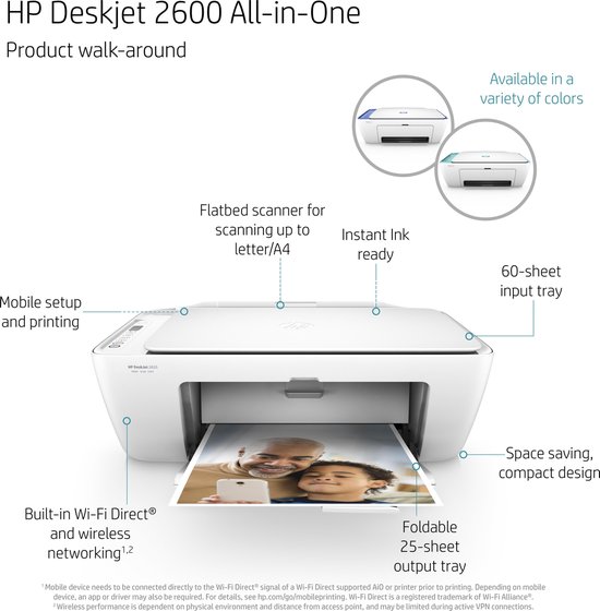 HP DeskJet 2620 - All-in-One Printer - HP