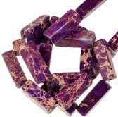 Regaliet Jaspis Kralen (14 x 4 mm) Purple (28 stuks)