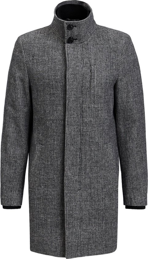 WE Fashion Heren overjas met gewatteerde inzet Maat XL WE Fashion Heren overjas met gewatteerde inzet Maat XL