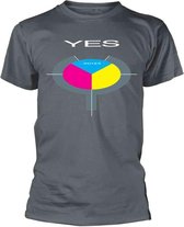 Yes Heren Tshirt -XL- 90125 Grijs