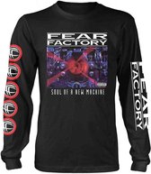 Fear Factory Longsleeve shirt -M- Soul Of A New Machine Zwart