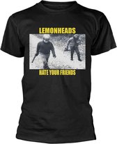 The Lemonheads Heren Tshirt -S- Hate Your Friends Zwart