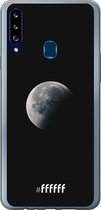 Samsung Galaxy A20s Hoesje Transparant TPU Case - Moon Night #ffffff