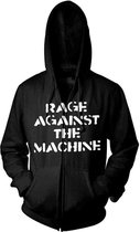 Rage Against The Machine Vest met capuchon -M- Large Fist Zwart