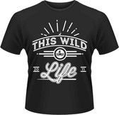 This Wild Life Heren Tshirt -M- Logo Zwart