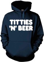 Frank Zappa Hoodie/trui -M- Titties 'N' Beer Blauw