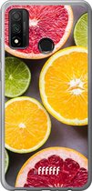 Huawei P Smart (2020) Hoesje Transparant TPU Case - Citrus Fruit #ffffff