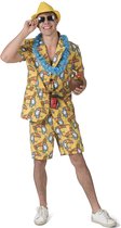 Funny Fashion - Arend & Struisvogel & Uil & Kraai & Aasgier & Toekan & Flamingo Kostuum - Tropisch Toekan Amazone Safari - Man - geel - Maat 52-54 - Carnavalskleding - Verkleedkleding