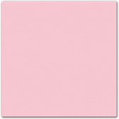 50x serviettes rose clair 33 x 33 cm - Serviettes jetables en papier - Décorations / décorations rose clair