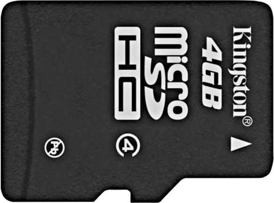Kingston - Micro SD kaart - Class 10 - 4GB | bol.com