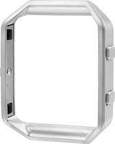 RVS vervangings frame / cover / protector voor Fitbit Blaze - zilver Watchbands-shop.nl