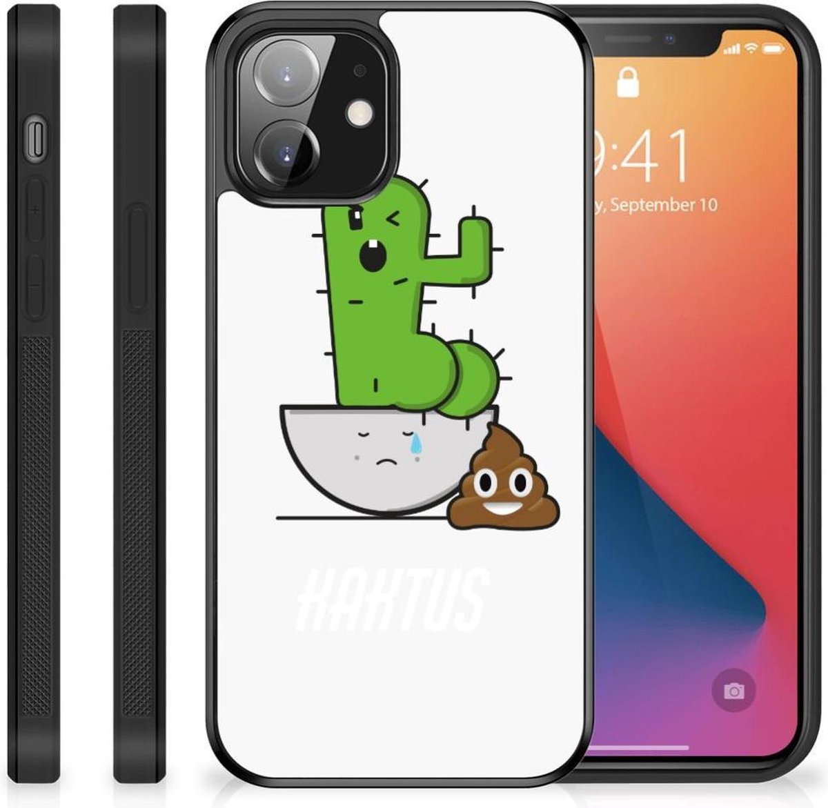 iPhone 12 Mini Bumper Hoesje Cactus Poo