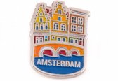 Pin Huisjes Amsterdam Zilver - Souvenir