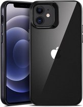 ESR Halo Apple iPhone 12 / 12 Pro Hoesje Transparant Zwart