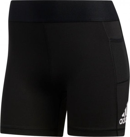 adidas Alphaskin Tight 4'' Dames - zwart - maat XS | bol.com
