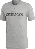 adidas Camo Logo Shirt Heren - Grijs - maat XL