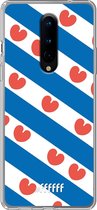 OnePlus 8 Pro Hoesje Transparant TPU Case - Fryslân #ffffff