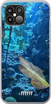 iPhone 12 Pro Max Hoesje Transparant TPU Case - Coral Reef #ffffff