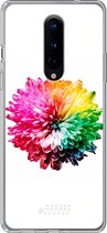 OnePlus 8 Pro Hoesje Transparant TPU Case - Rainbow Pompon #ffffff