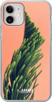 iPhone 12 Mini Hoesje Transparant TPU Case - Waving Plant #ffffff