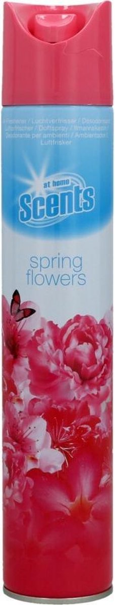 12x At Home Luchtverfrisser Spray Spring Flowers 400 ml